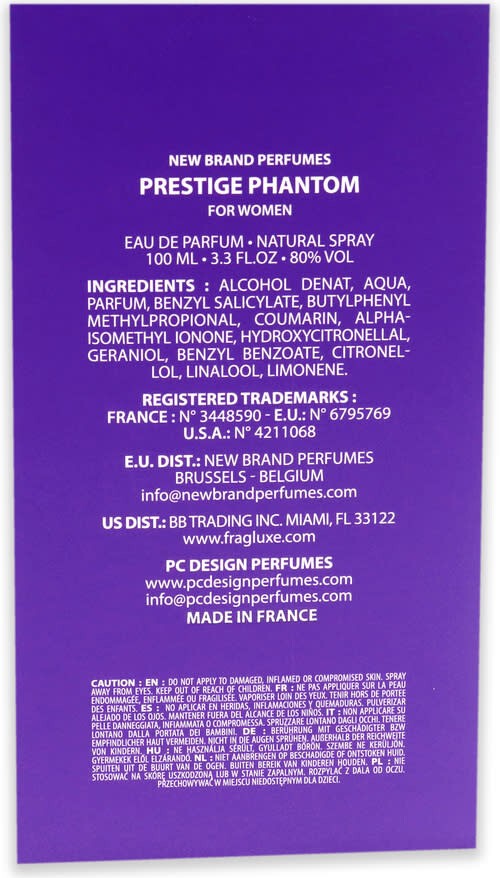 Eau de Parfum New Brand Phantom