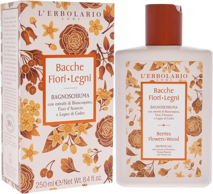 L'Erbolario Beeren Blumen Hölzer Duschgel