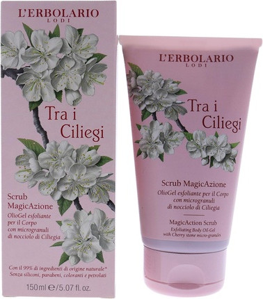 Exfoliierendes Körperöl-Gel L'Erbolario TRA I CILIEGI