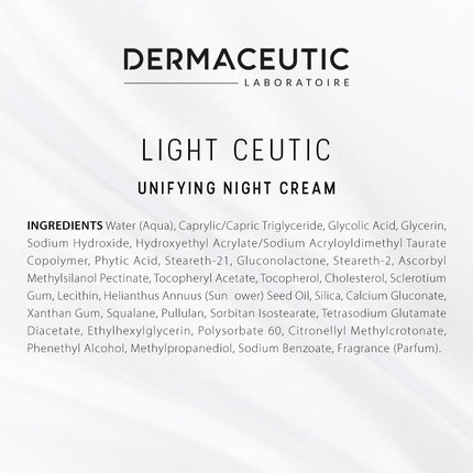Night Cream Dermaceutic Light Ceutic