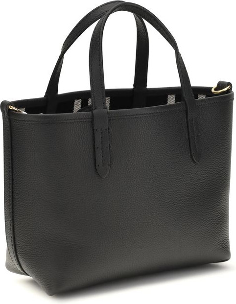 Shoulder Bag Burberry Black Calf Leather Bos Taurus