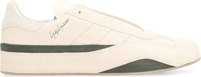 Кроссовки Low Top Y-3 из белой телячьей кожи