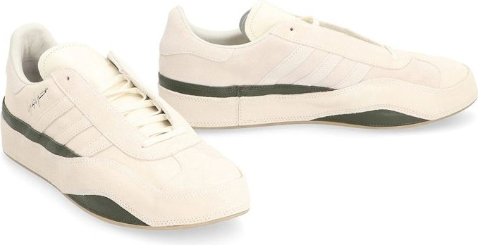 Кроссовки Low Top Y-3 из белой телячьей кожи