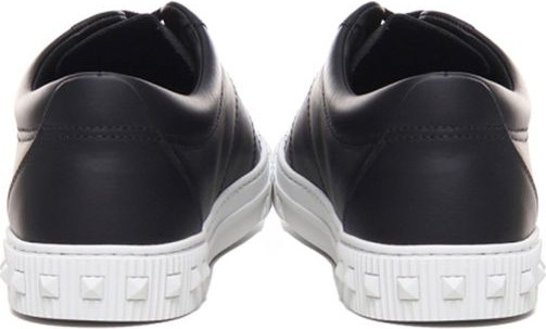 Sneakers Valentino Garavani Black Calfskin Low Top