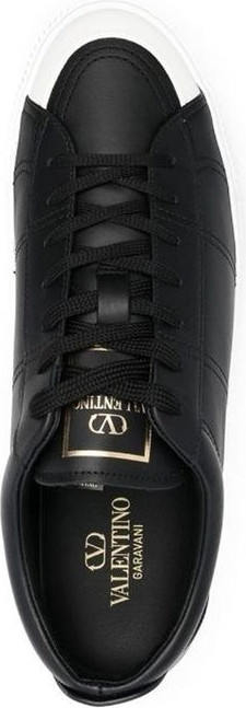 Sneakers Valentino Garavani Black Calfskin Low Top