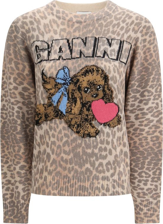 Свитшот GANNI Puppy Wool