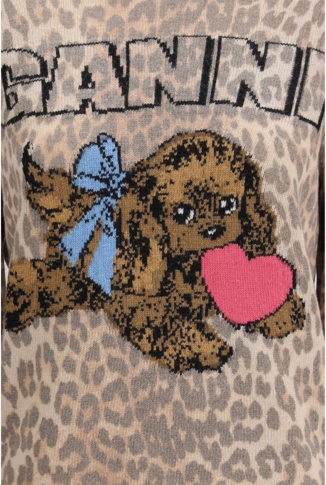Свитшот GANNI Puppy Wool