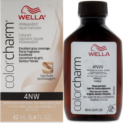 Permanente Flüssighaarfarbe Wella 4nw Medium Natural Warm Blonde
