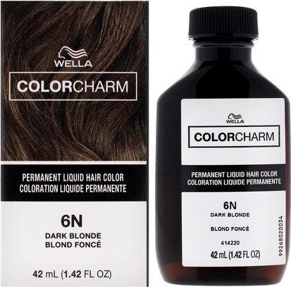 Permanente Flüssighaarfarbe Wella 6n Dunkelblond