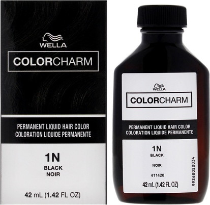 Permanente Flüssighaarfarbe Wella 1n 051 Schwarz