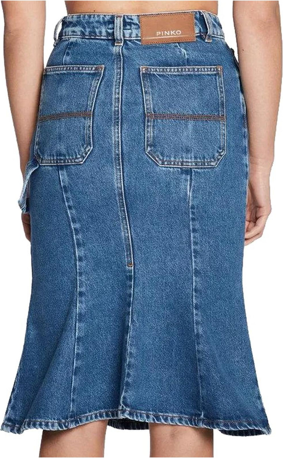 Blue Denim Skirt Pinko