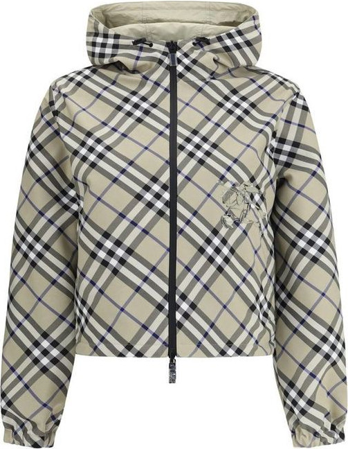 Серая куртка Burberry из полиамида