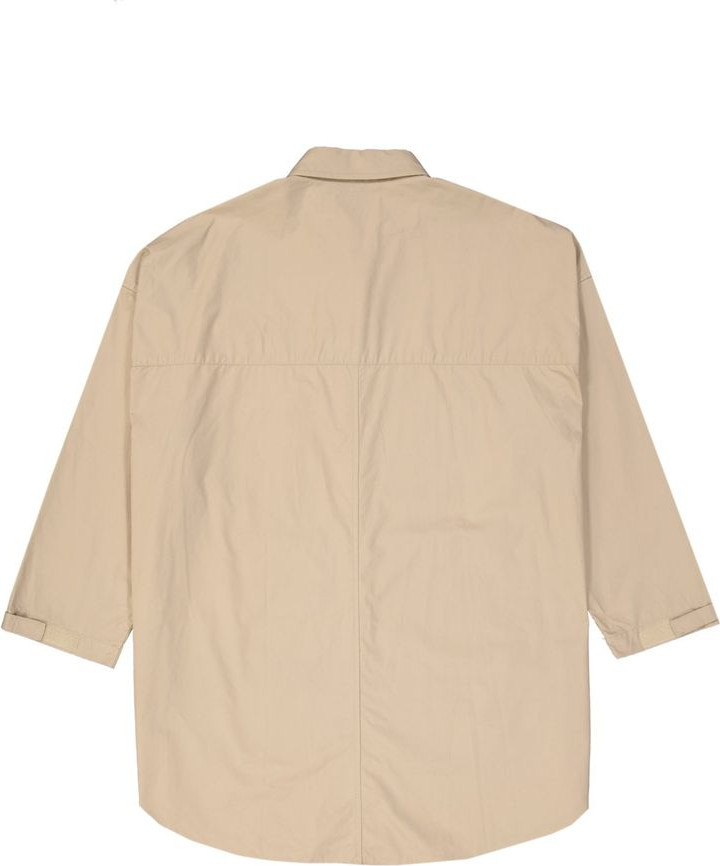 Beige Cotton Coat by Ambush