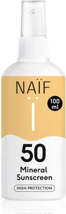 Минеральный солнцезащитный крем Naif