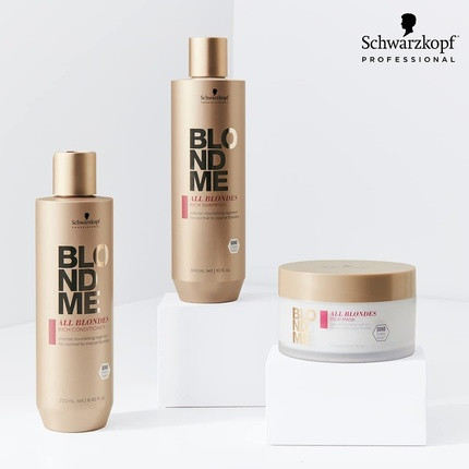 Shampoo Schwarzkopf Blondme Keratin Restore Rich Shampoo