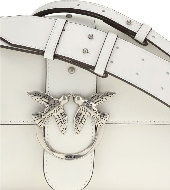 Белый кожаный бумажник Pinko