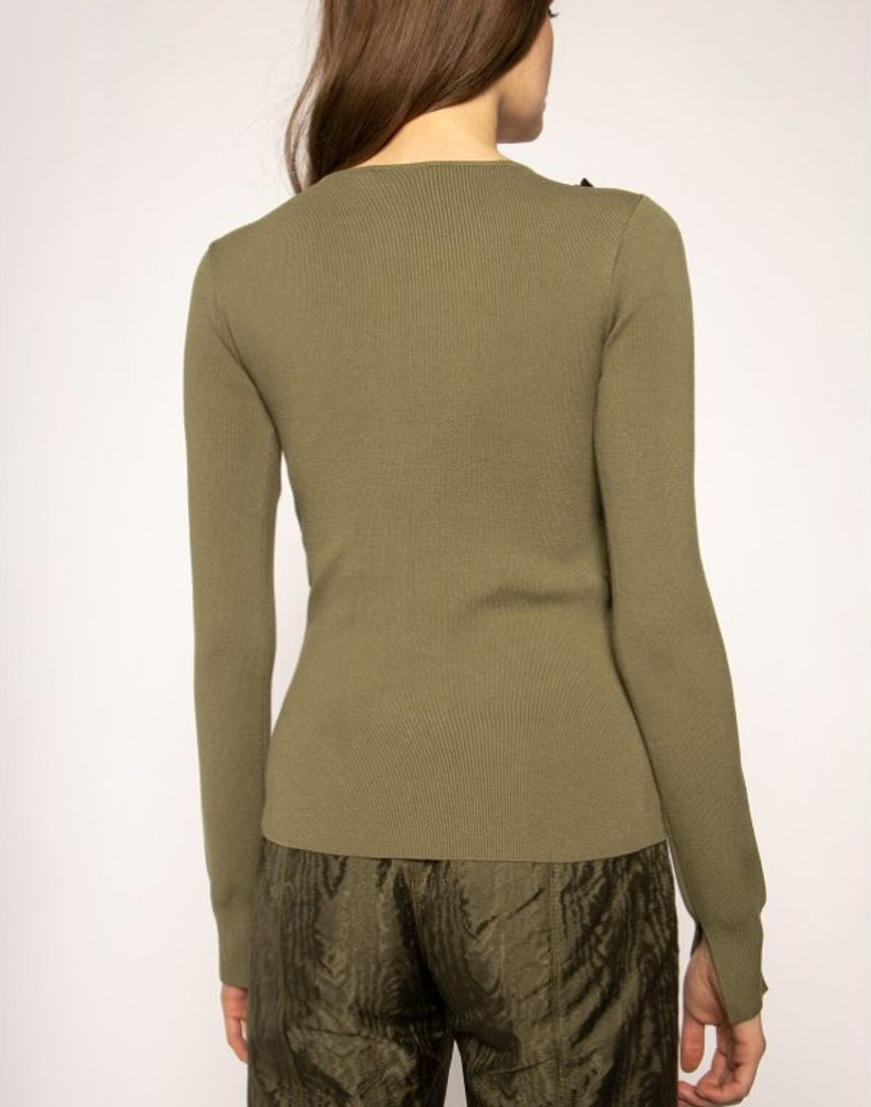 Sweatshirt Patrizia Pepe Olive Green Sweater