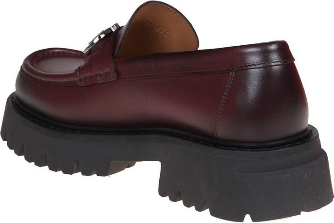 Лоферы на платформе из разноцветной телячьей кожи Salvatore Ferragamo