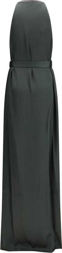 Двухцветное ацетатное длинное платье Tom Ford