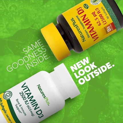 Vitamin D3 Cholecalciferol Softgels Nature's Plus