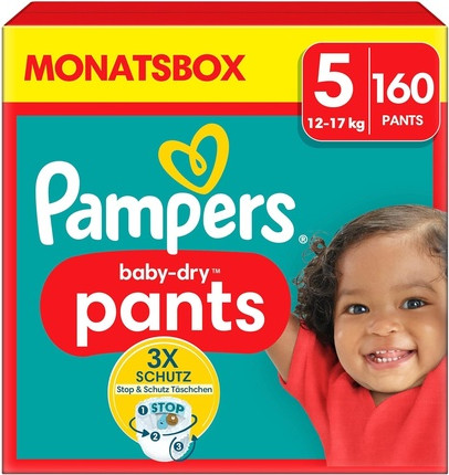 Baby-Dry Junior Diapers Size 5 Pampers