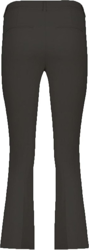 Black Elastane Flared Pants by Herno
