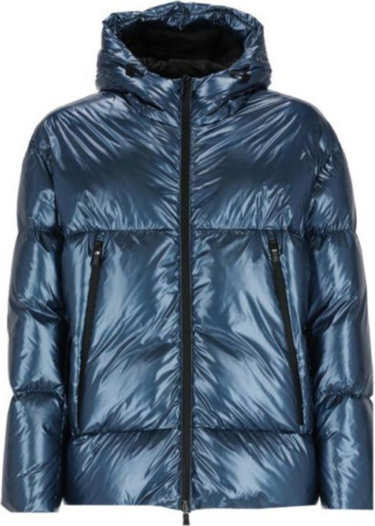 Blaue Polyamid Shell Jacke Herno