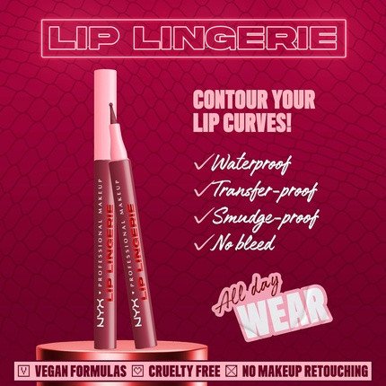Lip Stain NYX Lip Lingerie Seamless All Day Stain