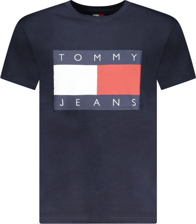 Tommy Hilfiger ko'k paxta futbolkasi