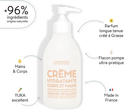 Hand And Body Lotion Compagnie De Provence Sparkling Citrus