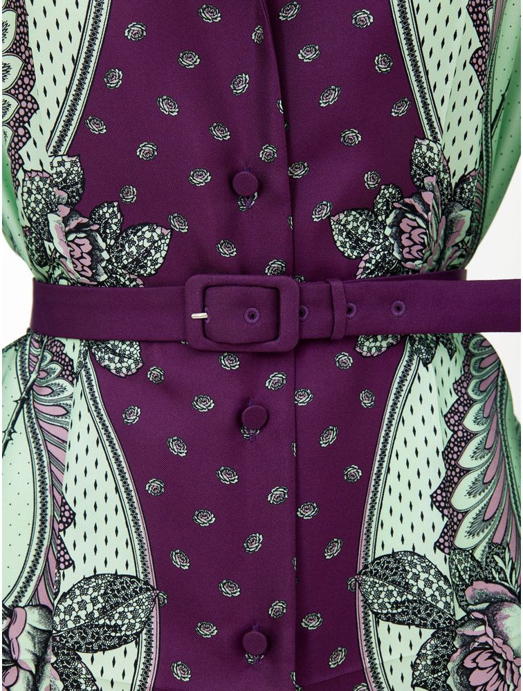 Shirt Gucci Green Silk Pattern Shirt