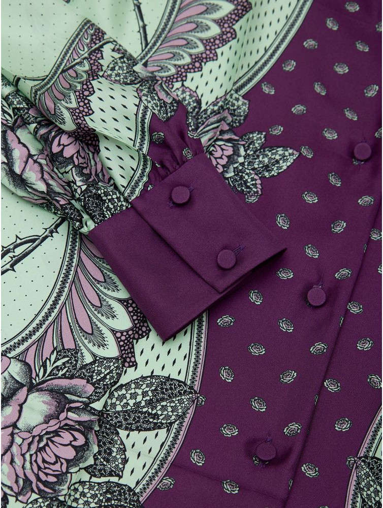 Shirt Gucci Green Silk Pattern Shirt