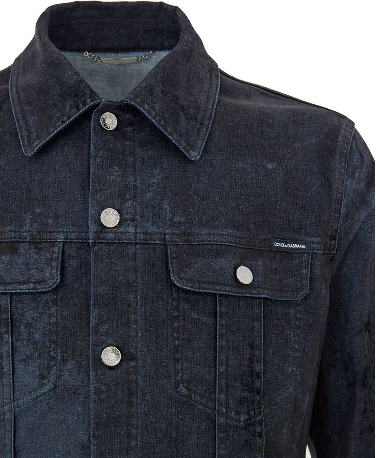 Dolce & Gabbana Coated-Effect Jacket