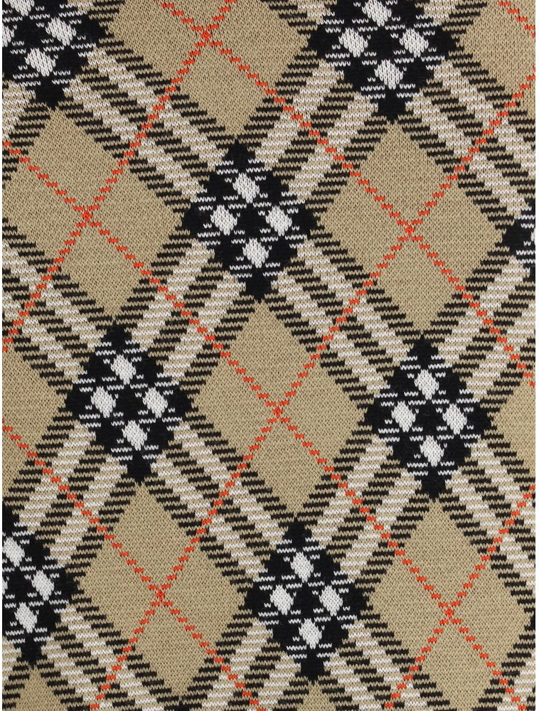 Мини-юбка Burberry из бежевой шерсти