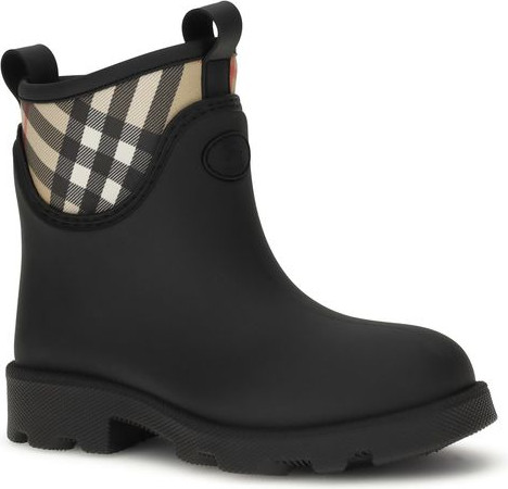 Qora zamshli Burberry botilkalari