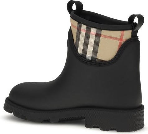 Qora zamshli Burberry botilkalari