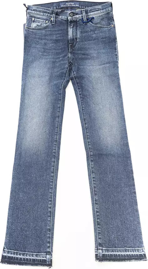 Blaue Baumwoll Slim Fit Jeans