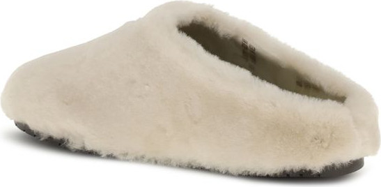 Mules Prada Cream Lamb Ovis Aries Aries