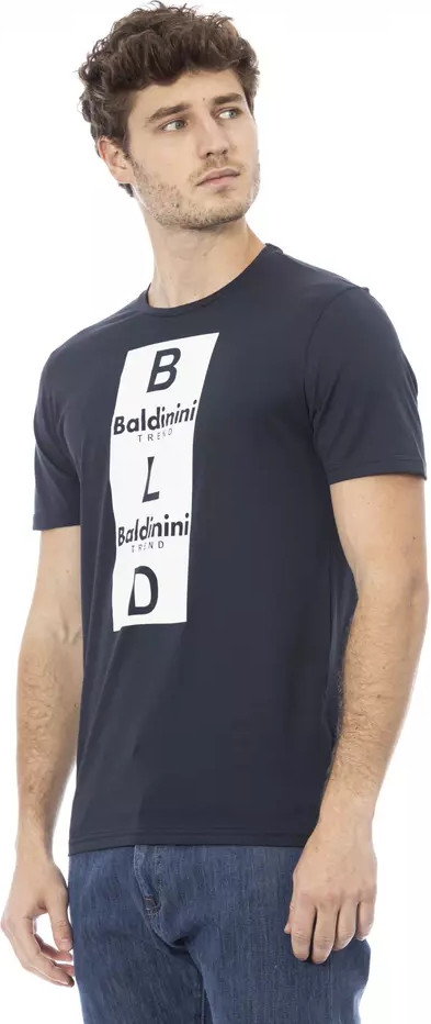 Футболка Baldinini Trend из хлопка синяя