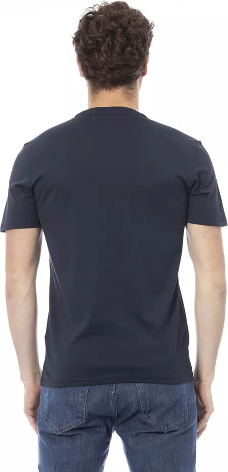 Футболка Baldinini Trend из хлопка синяя