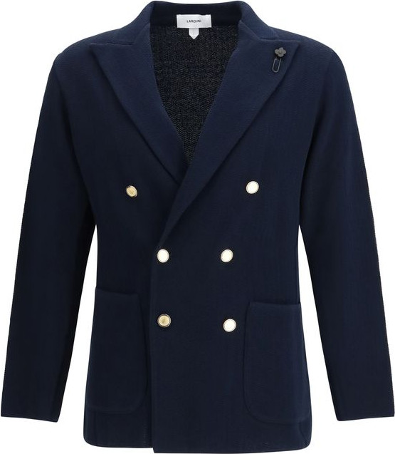 Blazer Lardini Blue Cotton