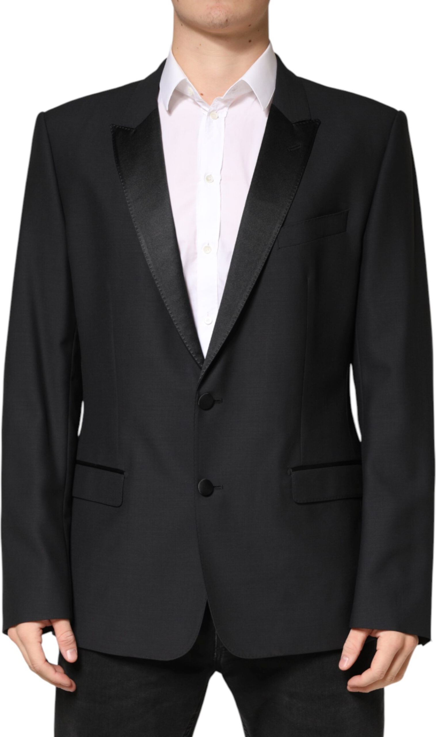 Black MARTINI Single Breasted Jacket Blazer