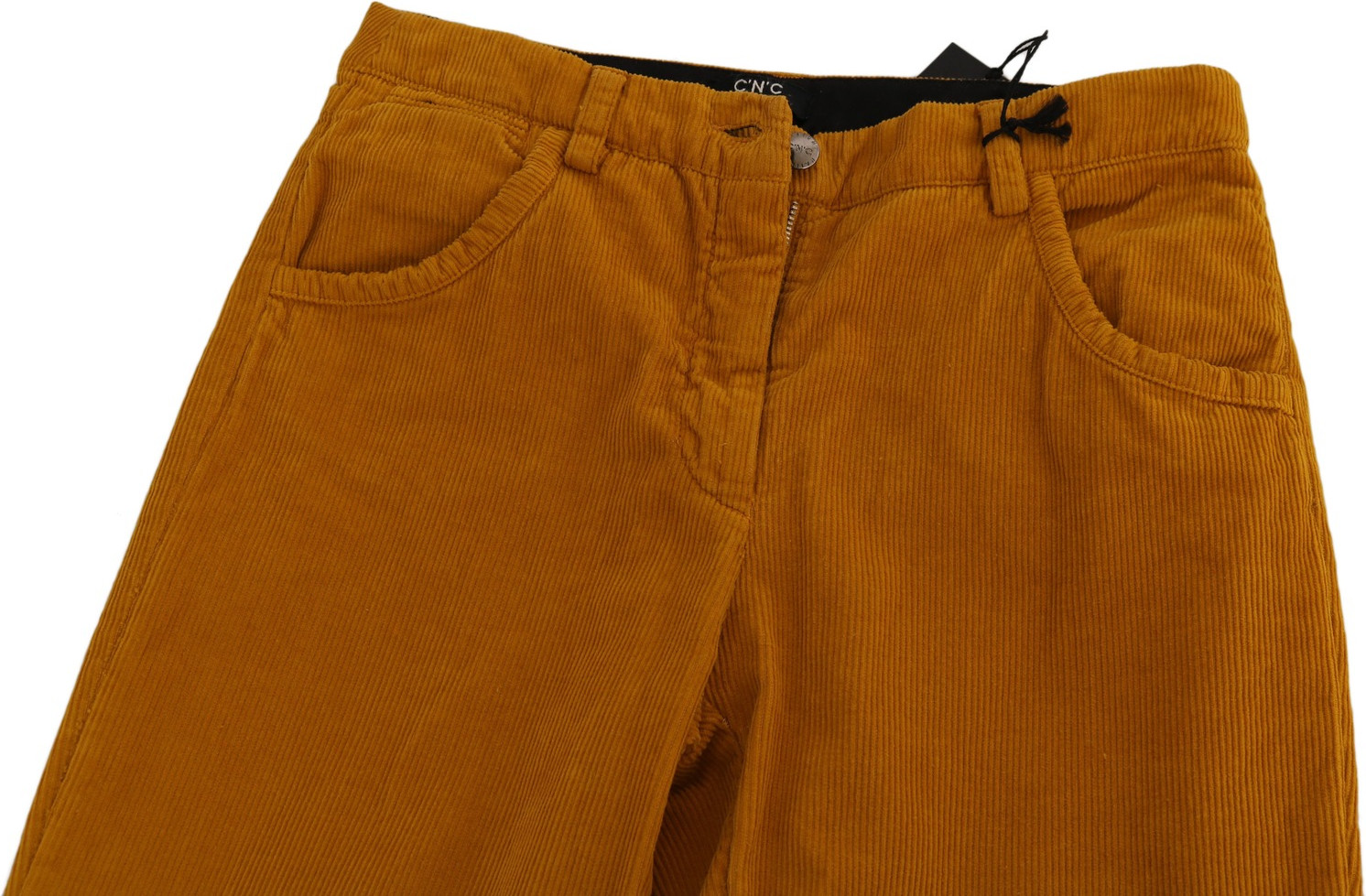 Orange High Waist Straight Trouser Pants Costume National