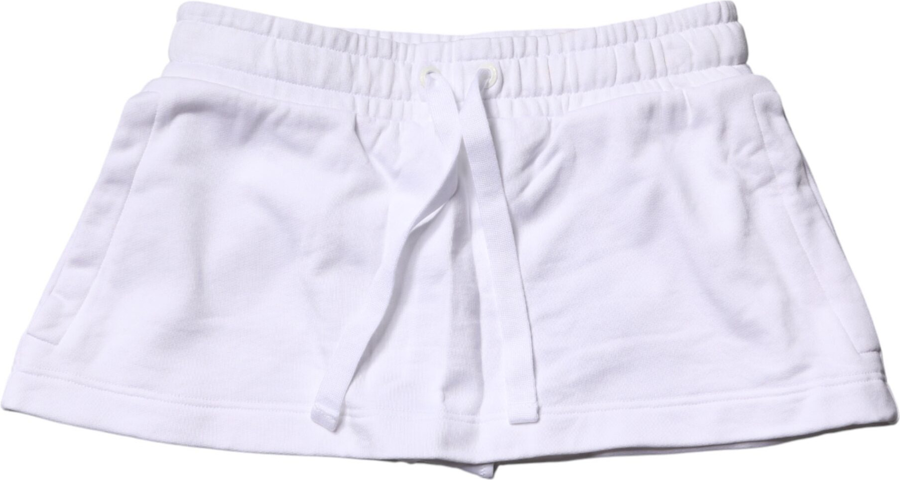 White Cotton Blend Mini Skirt Dolce & Gabbana