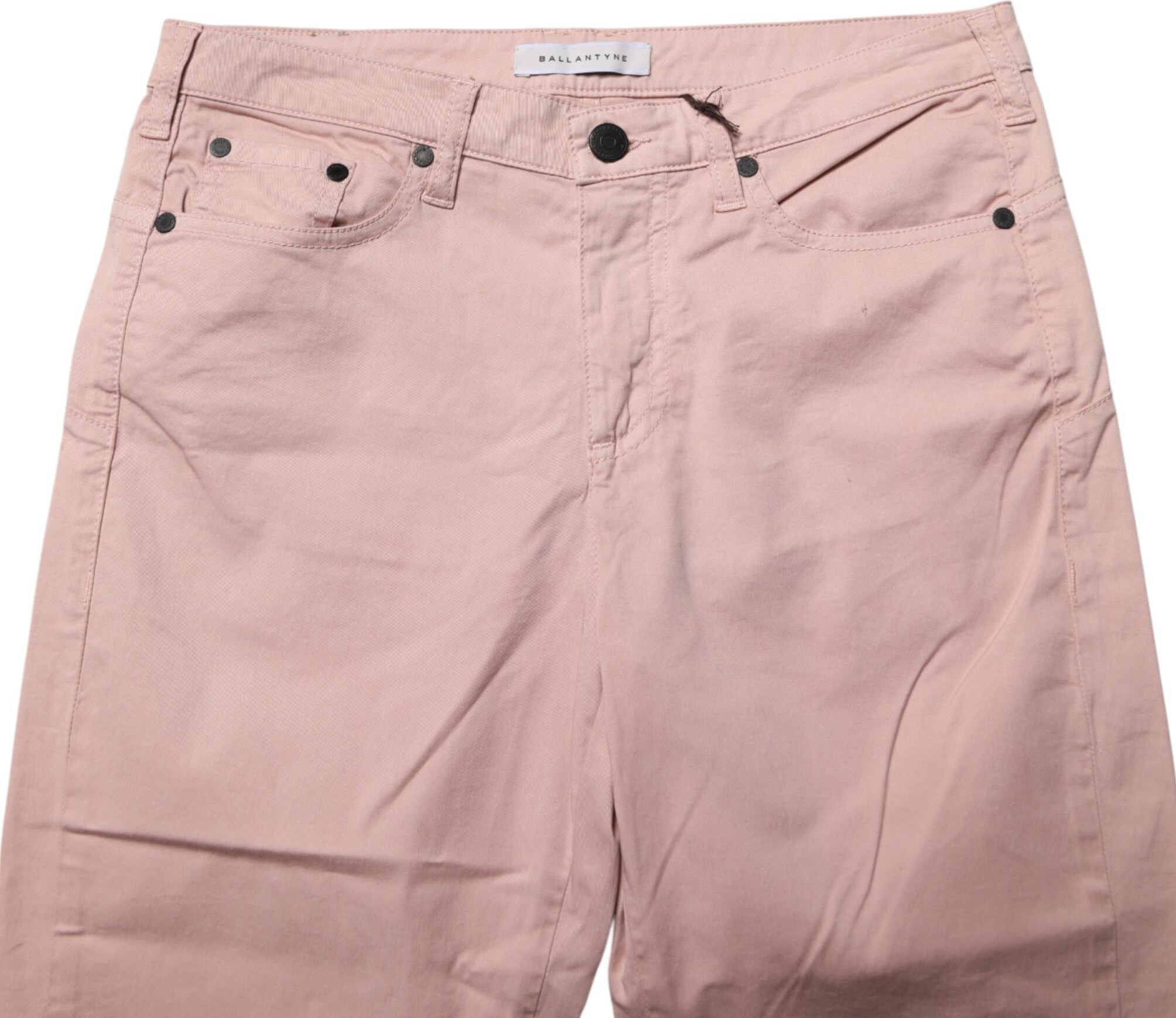Jeans Ballantyne Light Pink Cotton Mid Waist Skinny Fit