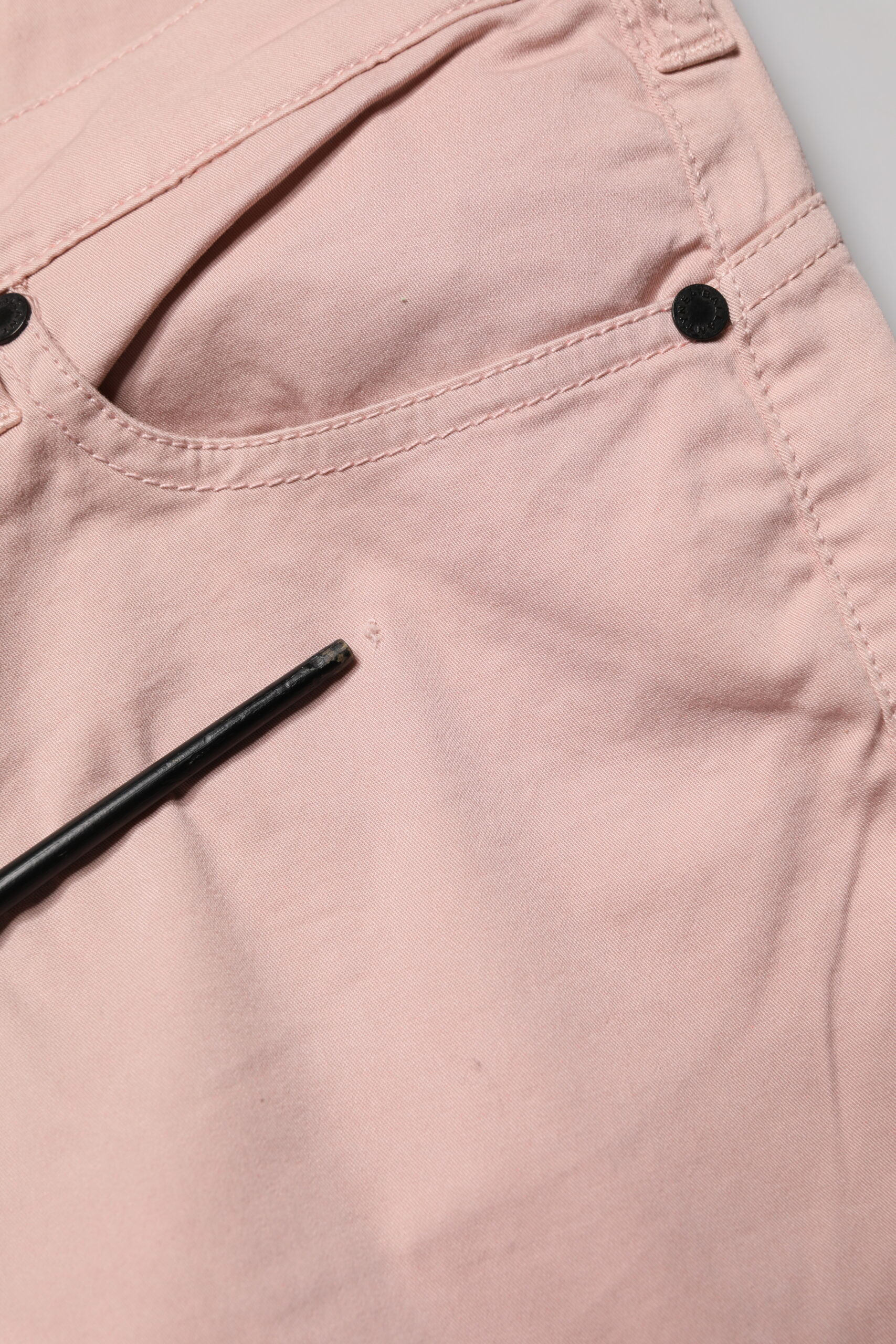 Jeans Ballantyne Light Pink Cotton Mid Waist Skinny Fit