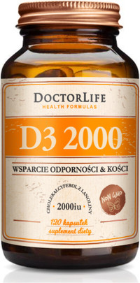 Doctor Life Doctor Lifed3 2000 Холекальциферол из ланолина Биологически активная добавка