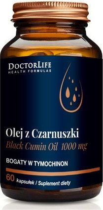 Black Cumin Oil 1000mg 60 Capsules Doctor Life