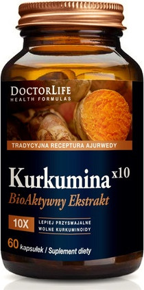 Doctor Life Curcumin X10 Bio Active Extract Dietary Supplement