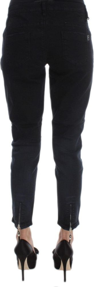 Schwarze Cropped Jeans aus Baumwolle von Costume National